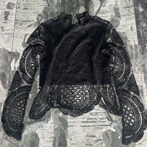NWOT Lace Long Sleeve Top